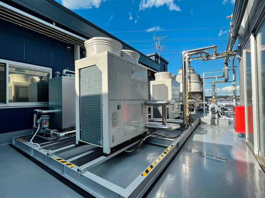 食品冷却用冷水装置チラープレートクーラー